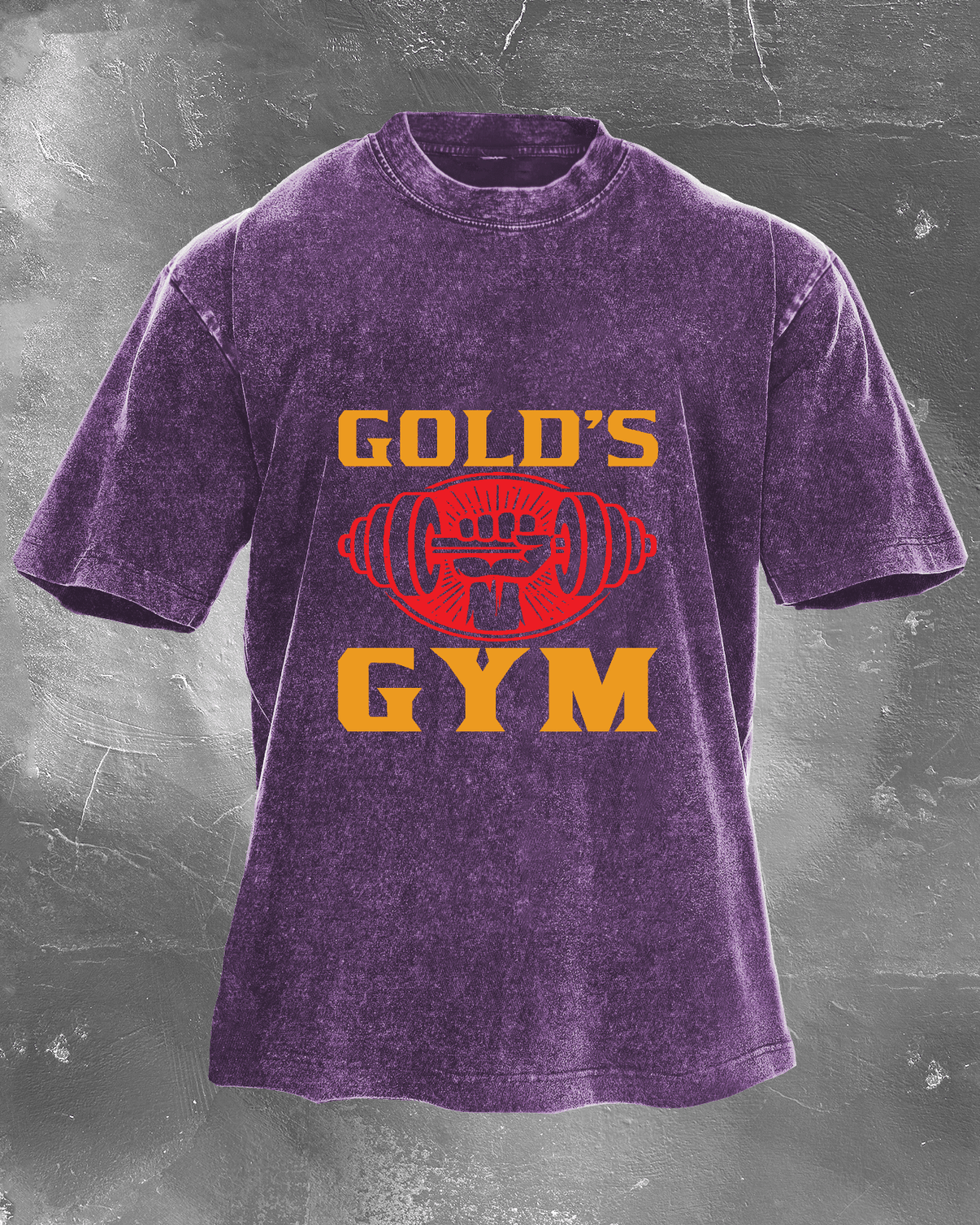 GOLD´S GYM WASHED T - SHIRT - Ironfit