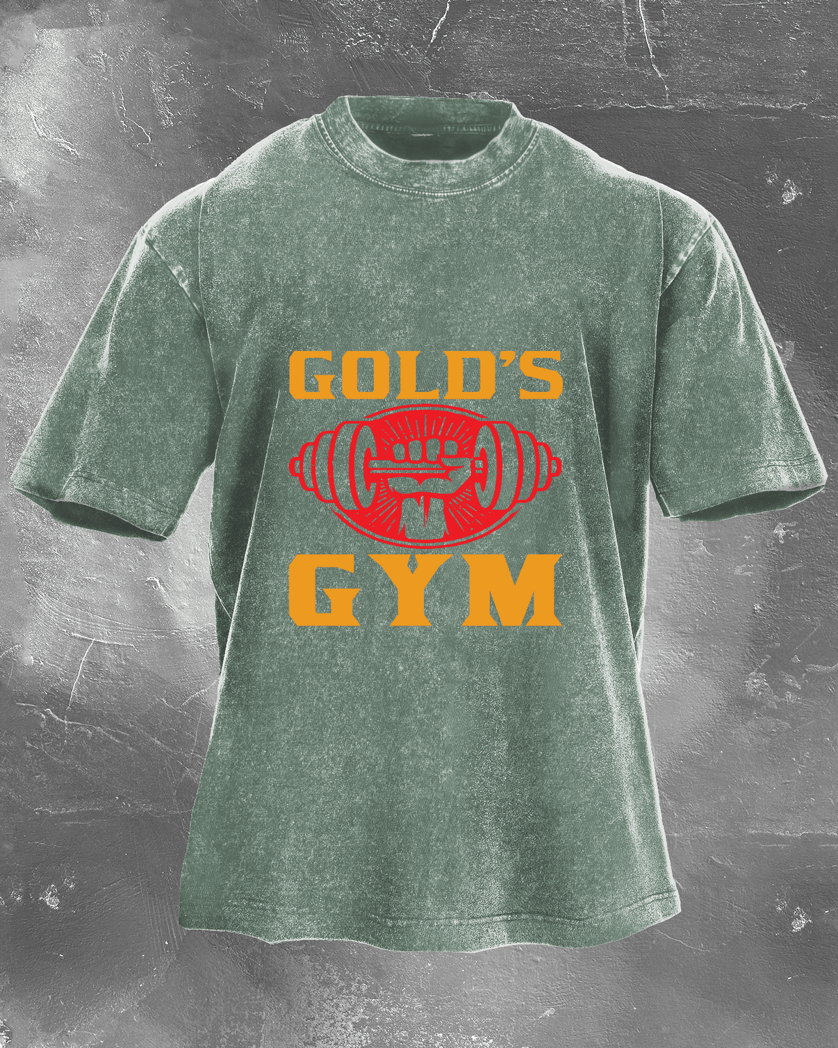 GOLD´S GYM WASHED T - SHIRT - Ironfit