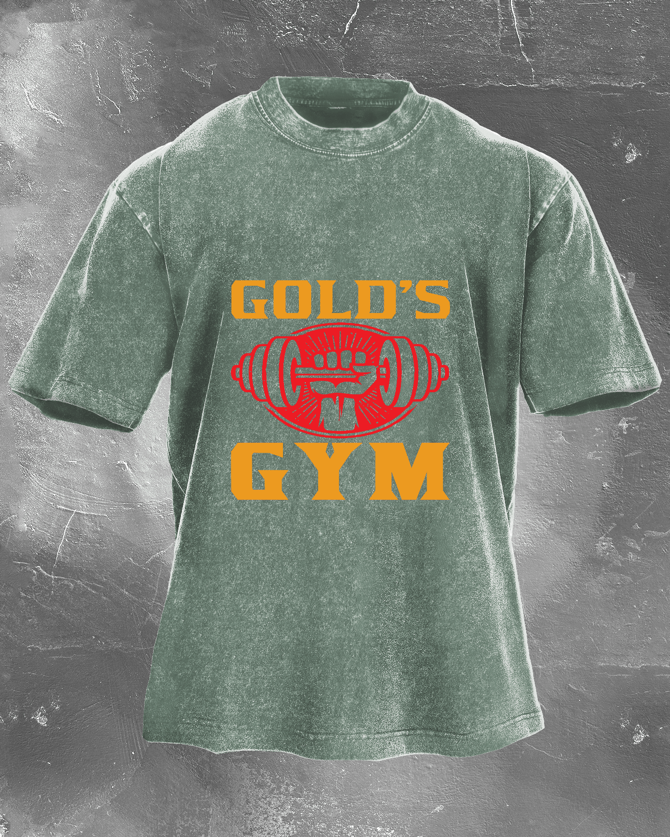 GOLD´S GYM WASHED T - SHIRT - Ironfit