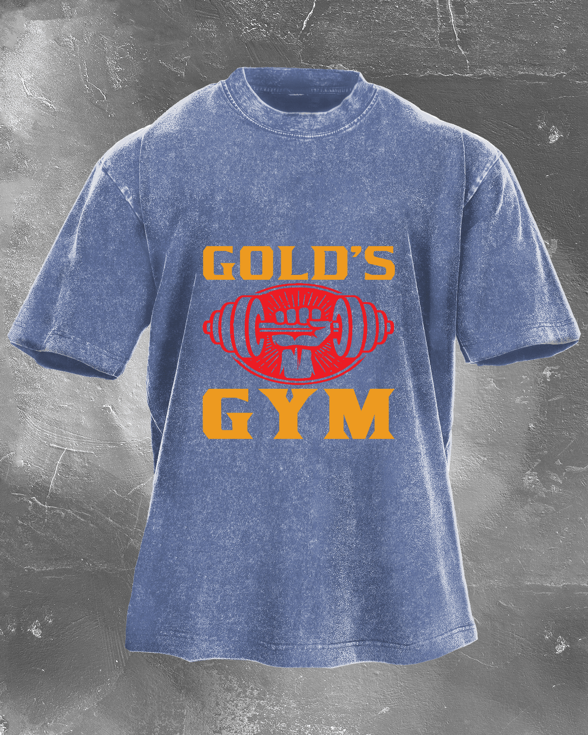 GOLD´S GYM WASHED T - SHIRT - Ironfit