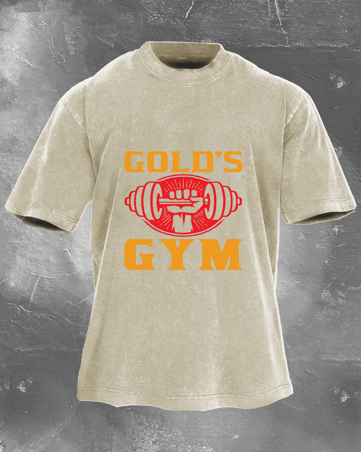 GOLD´S GYM WASHED T - SHIRT - Ironfit