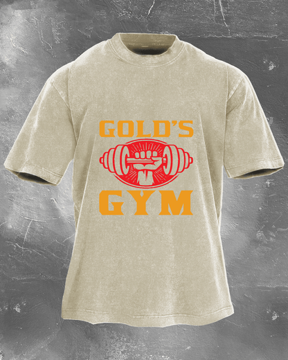 GOLD´S GYM WASHED T - SHIRT - Ironfit
