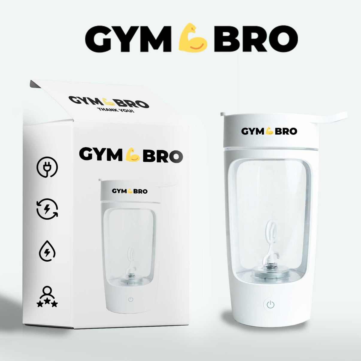 Gym Bro - Selbstreinigender Protein - Mixer - Ironfit