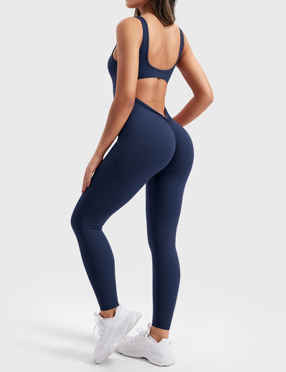 Gymfit Jumpsuit mit V-Ausschnitt - Gymfit