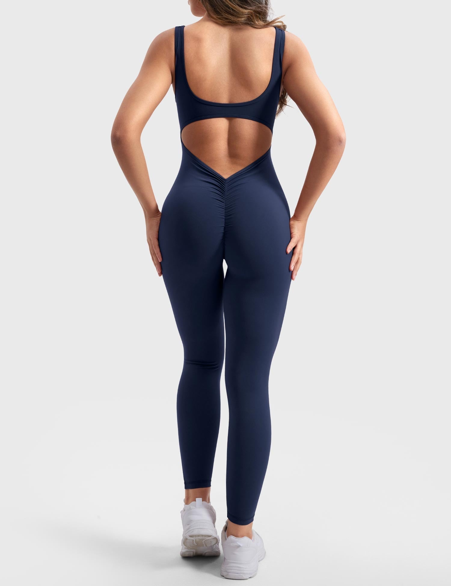 Gymfit Jumpsuit mit V-Ausschnitt - Gymfit