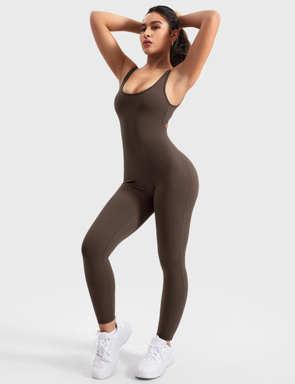 Gymfit Jumpsuit mit V-Ausschnitt - Gymfit