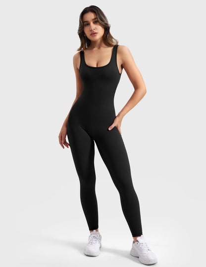 Gymfit Jumpsuit mit V-Ausschnitt - Gymfit