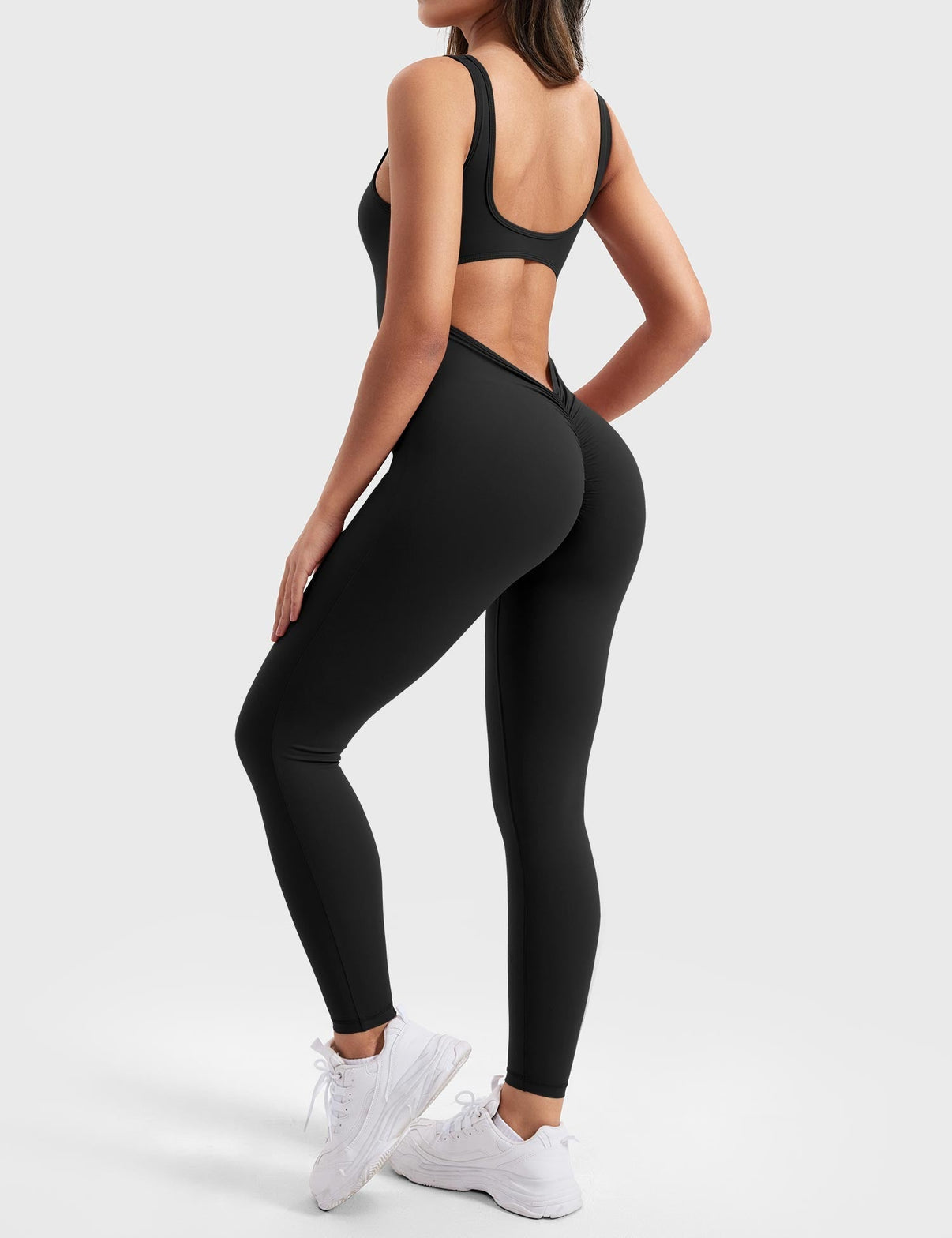 Gymfit Jumpsuit mit V-Ausschnitt - Gymfit