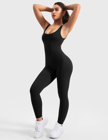 Gymfit Jumpsuit mit V-Ausschnitt - Gymfit