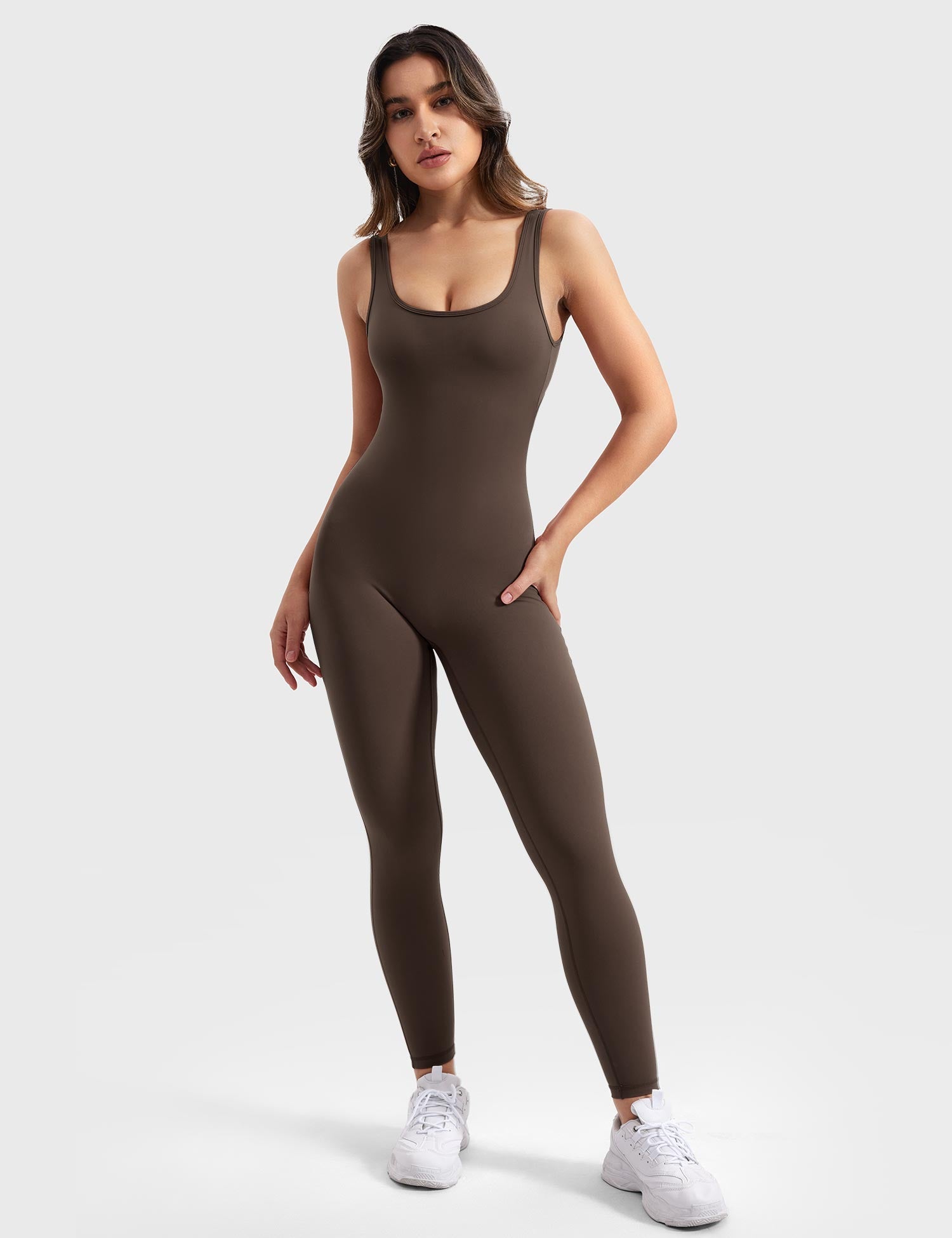 Gymfit Jumpsuit mit V-Ausschnitt - Gymfit