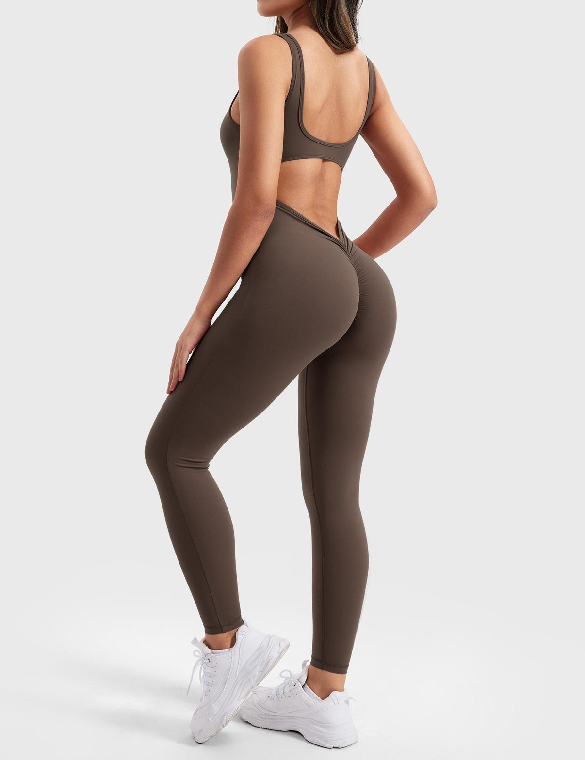 Gymfit Jumpsuit mit V-Ausschnitt - Gymfit