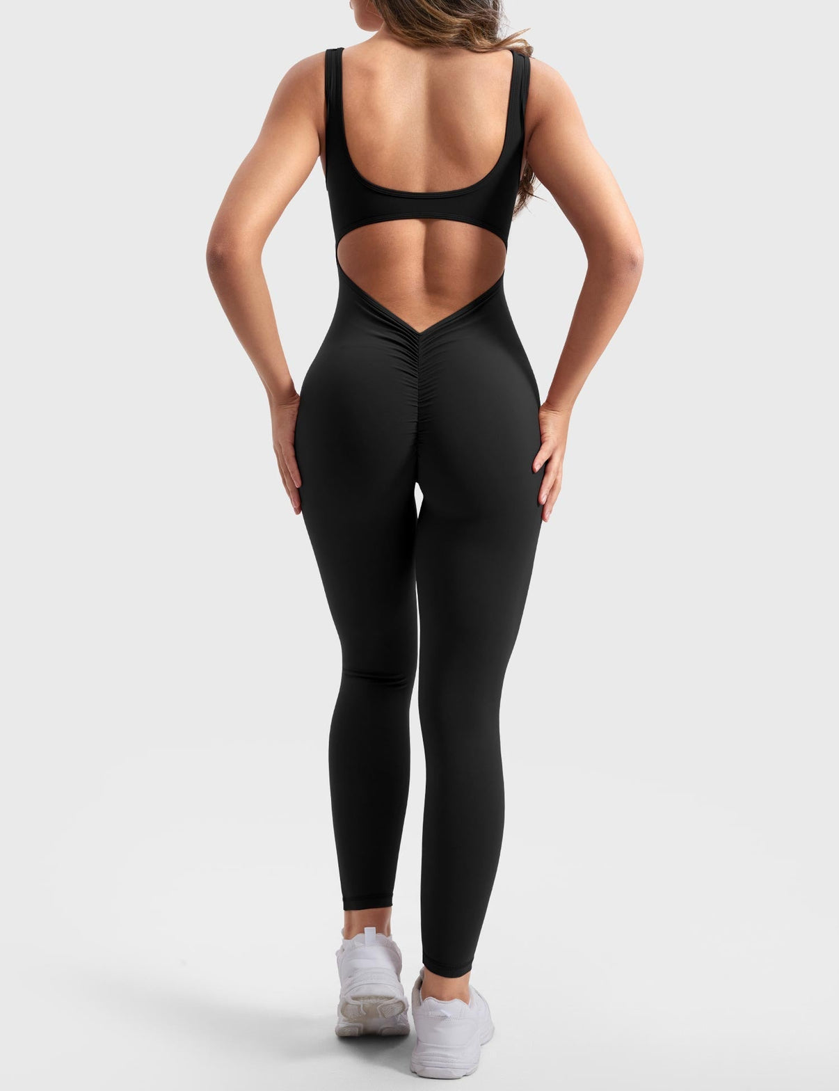 Gymfit Jumpsuit mit V-Ausschnitt - Gymfit