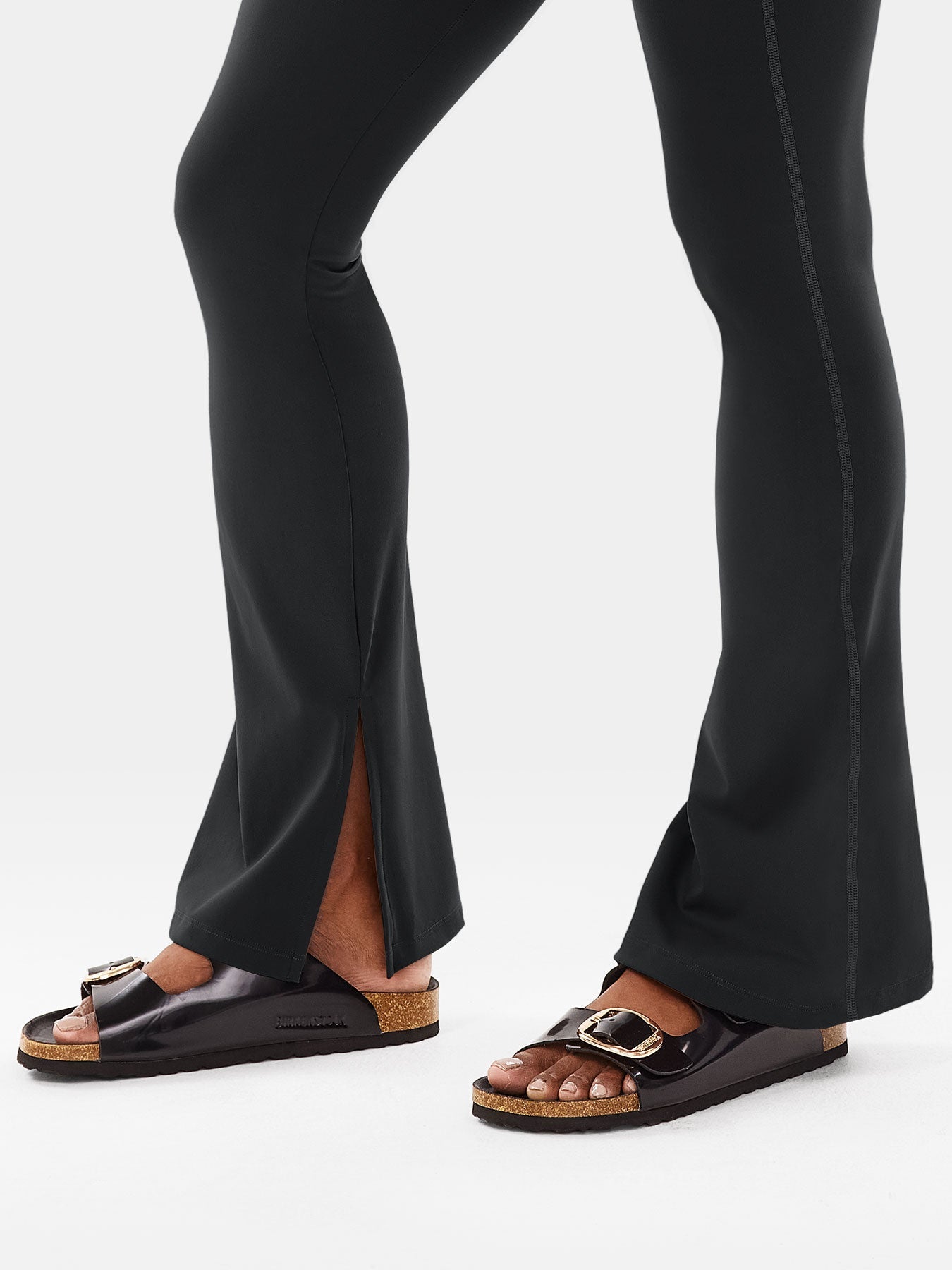 Gymfit Nasreen Flare Split Hem Leggings - Gymfit
