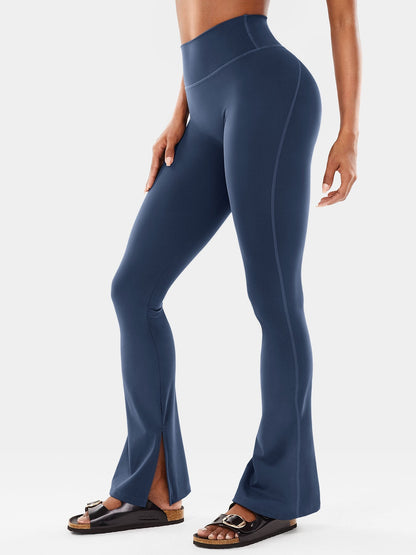 Gymfit Nasreen Flare Split Hem Leggings - Gymfit