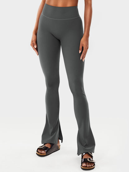 Gymfit Nasreen Flare Split Hem Leggings - Gymfit