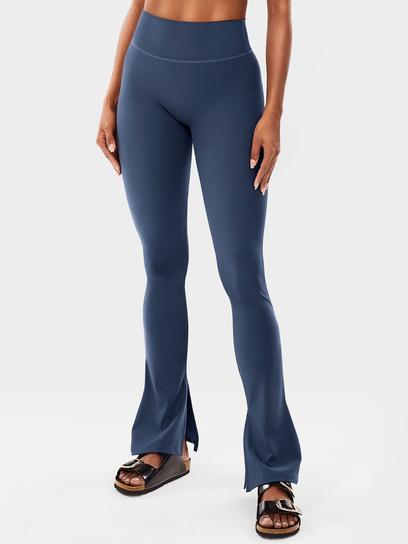 Gymfit Nasreen Flare Split Hem Leggings - Gymfit
