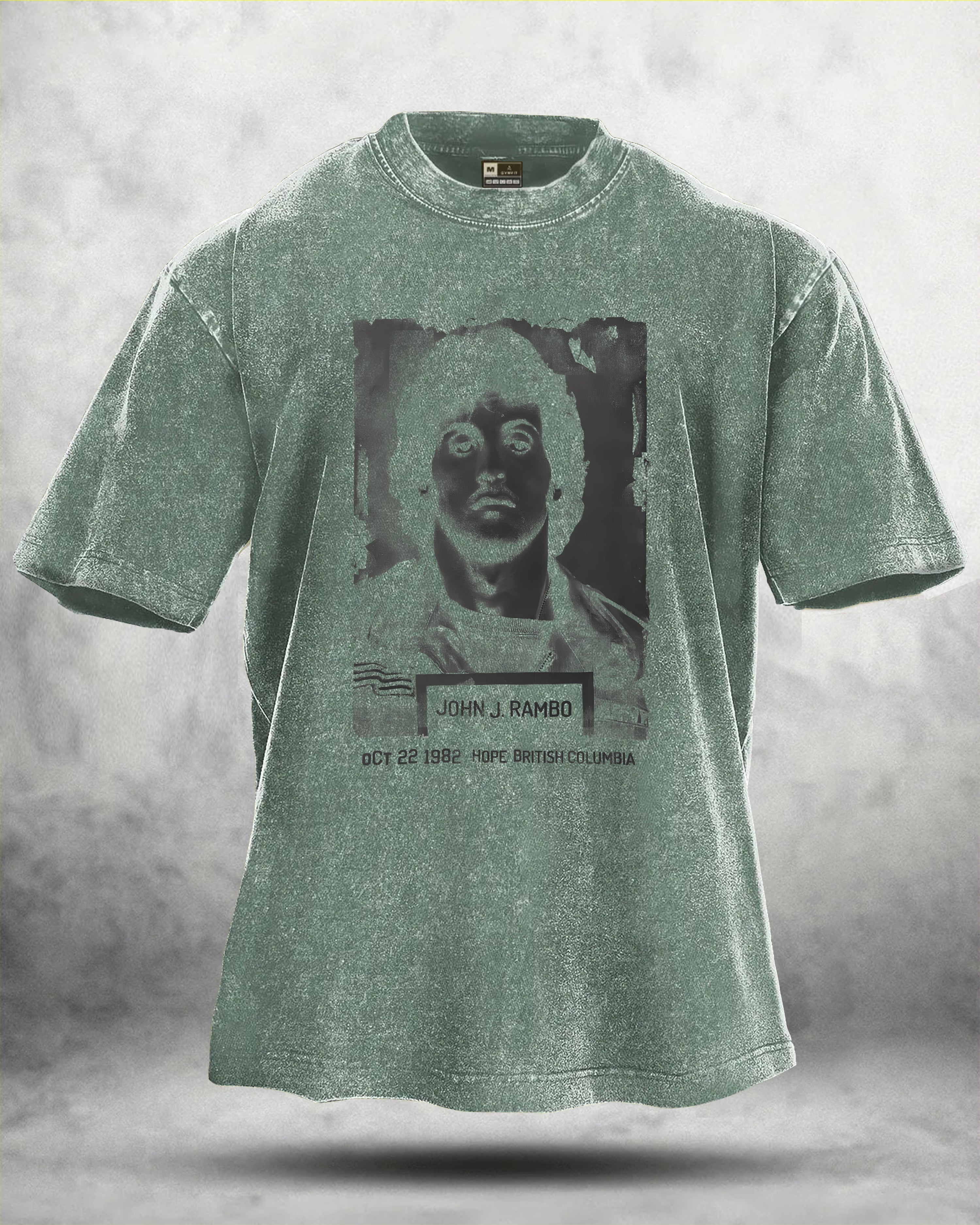 GYMFIT RAMBO WASHED T-SHIRT - Gymfit