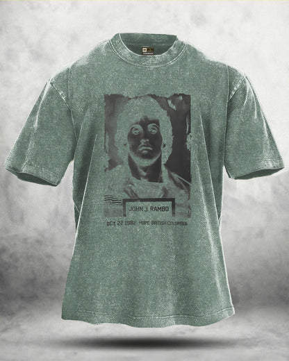 GYMFIT RAMBO WASHED T-SHIRT - Gymfit