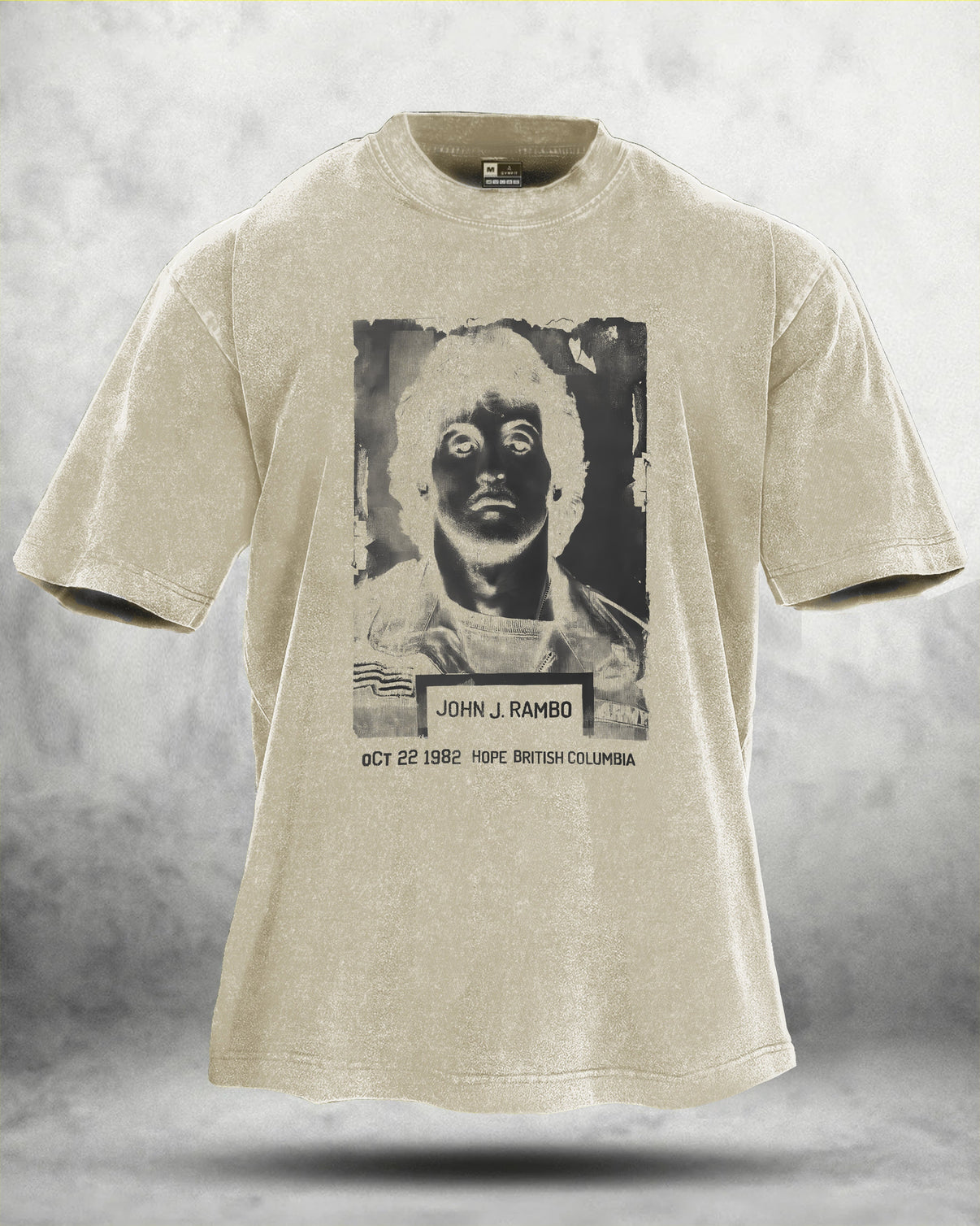 GYMFIT RAMBO WASHED T-SHIRT - Gymfit