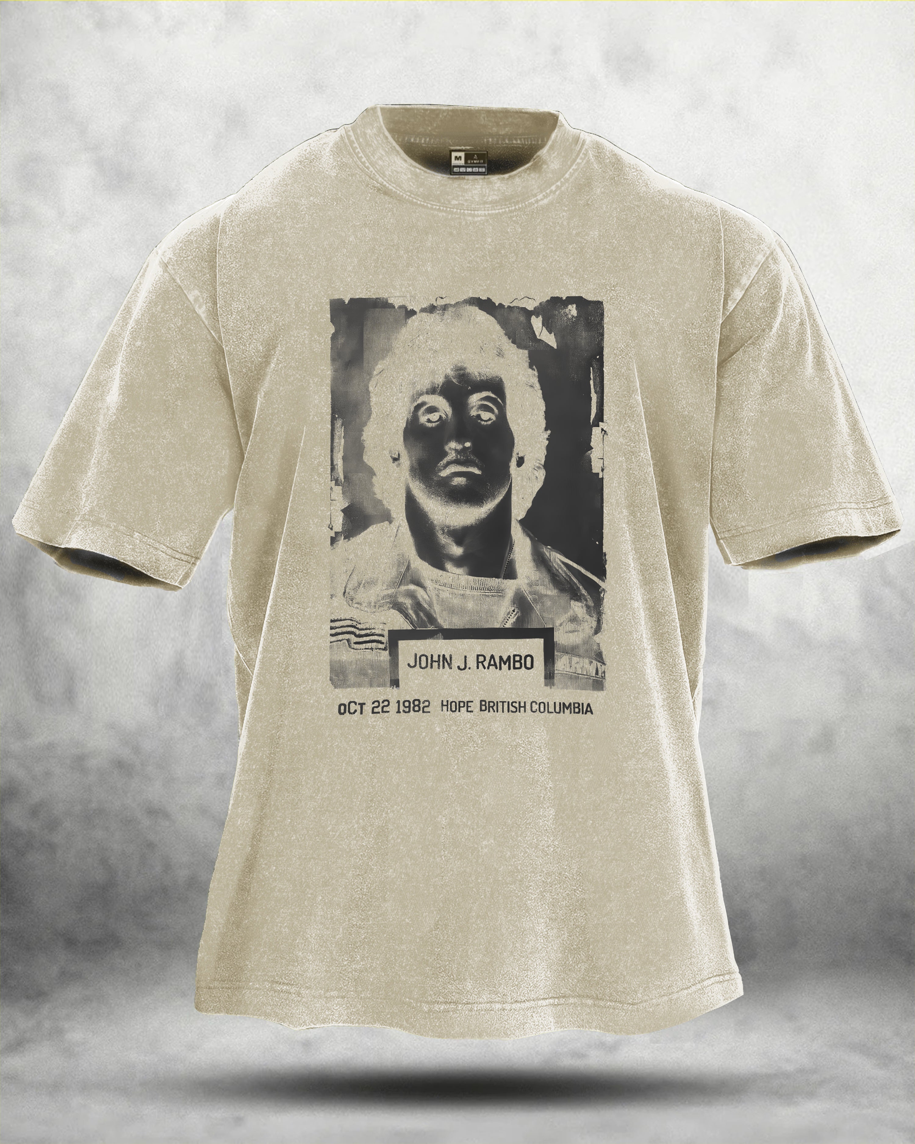 GYMFIT RAMBO WASHED T-SHIRT - Gymfit