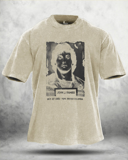 GYMFIT RAMBO WASHED T-SHIRT - Gymfit