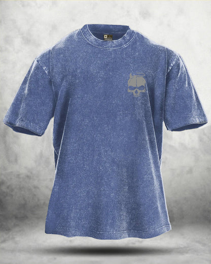 SKUL WING WASHED T-SHIRT