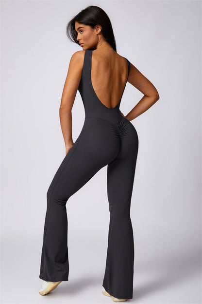 Gymfit U - Form Flare Jumpsuit - Gymfit