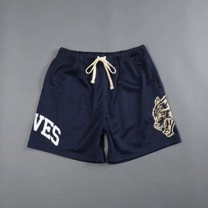 Gymfit Wolves Mesh Shorts - Gymfit