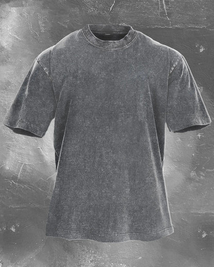 HEAVY WEIGHT MEN'S WASHED T - SHIRT - Ironfit