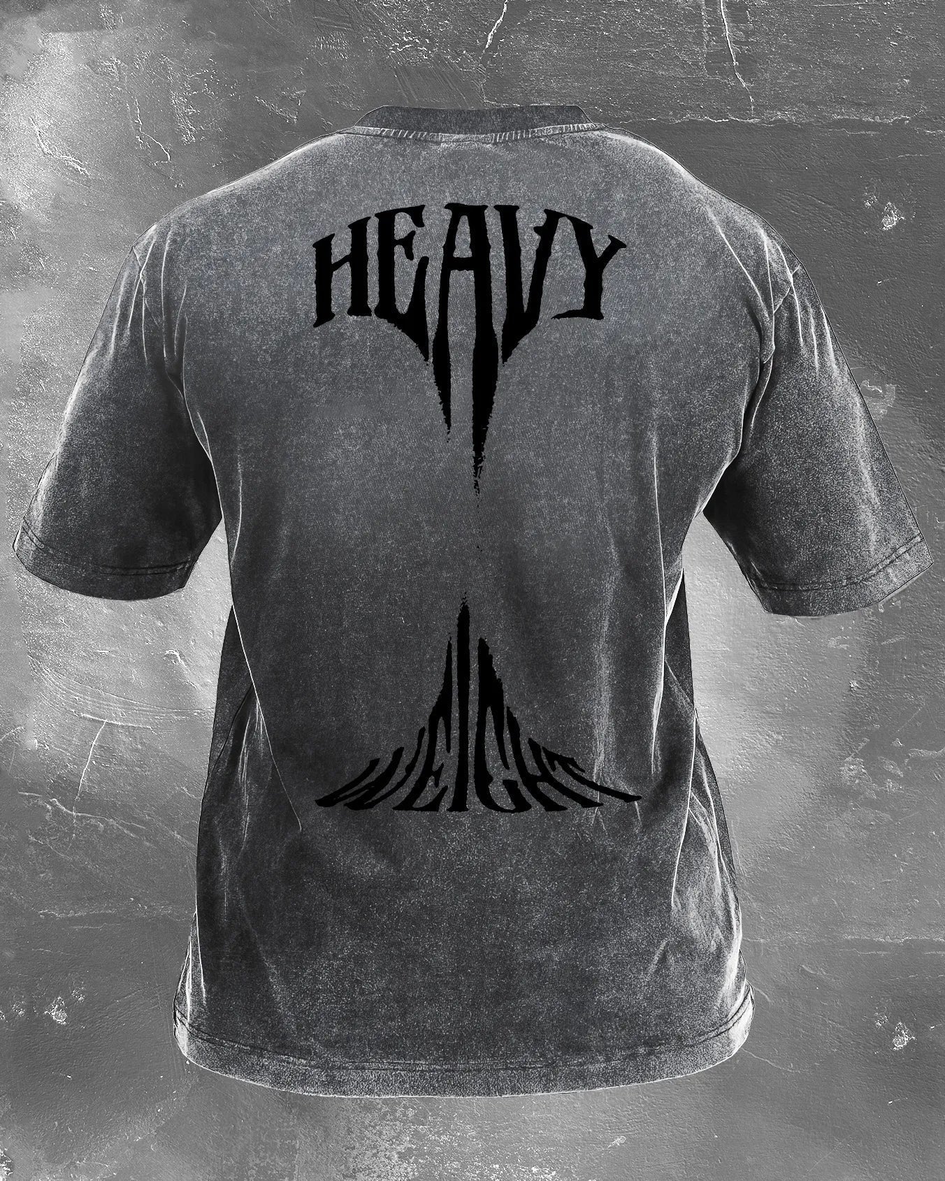 HEAVY WEIGHT MEN'S WASHED T - SHIRT - Ironfit