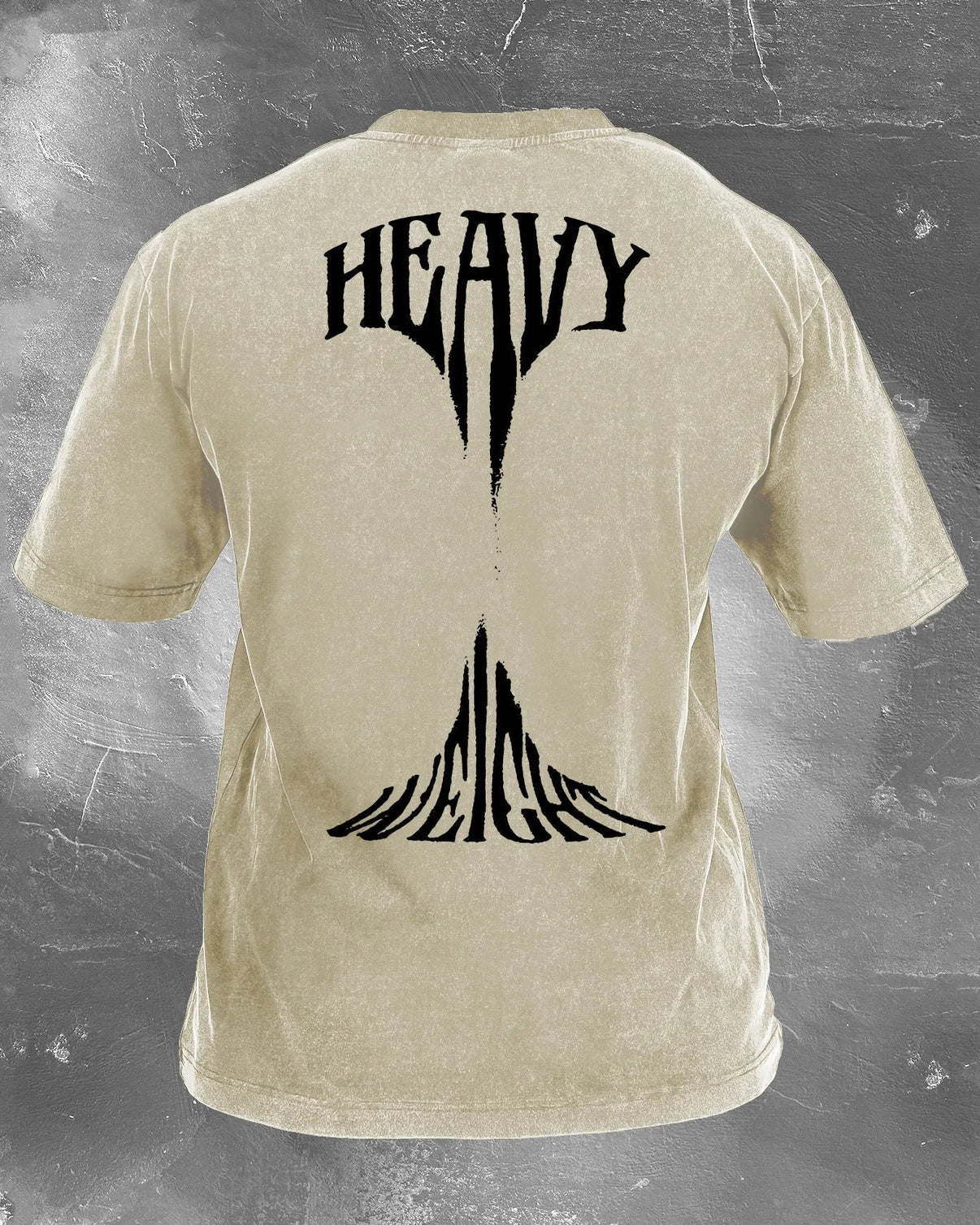 HEAVY WEIGHT MEN'S WASHED T - SHIRT - Ironfit