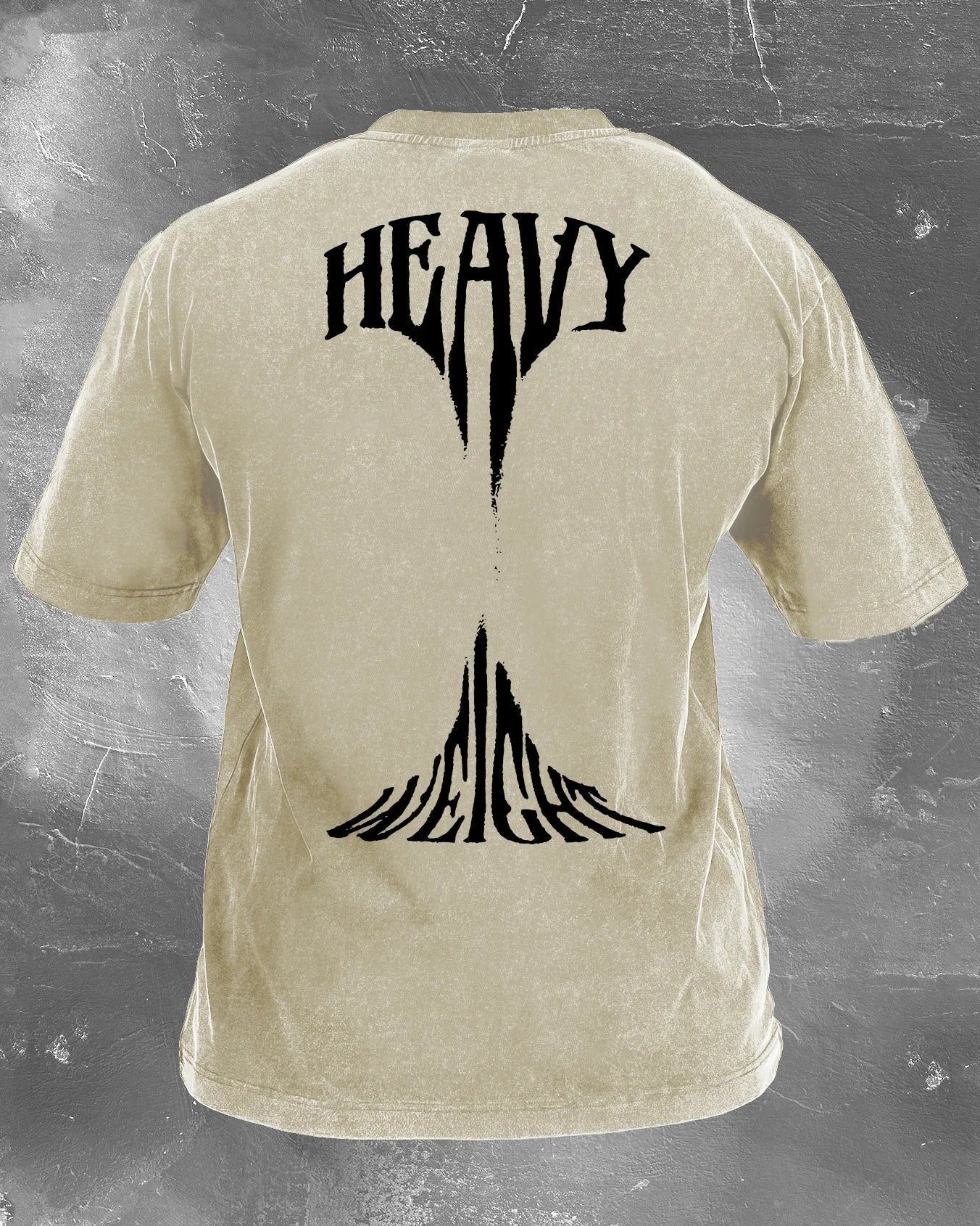 HEAVY WEIGHT MEN'S WASHED T - SHIRT - Ironfit