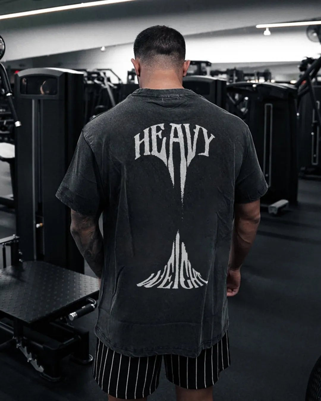 HEAVY WEIGHT MEN'S WASHED T - SHIRT - Ironfit