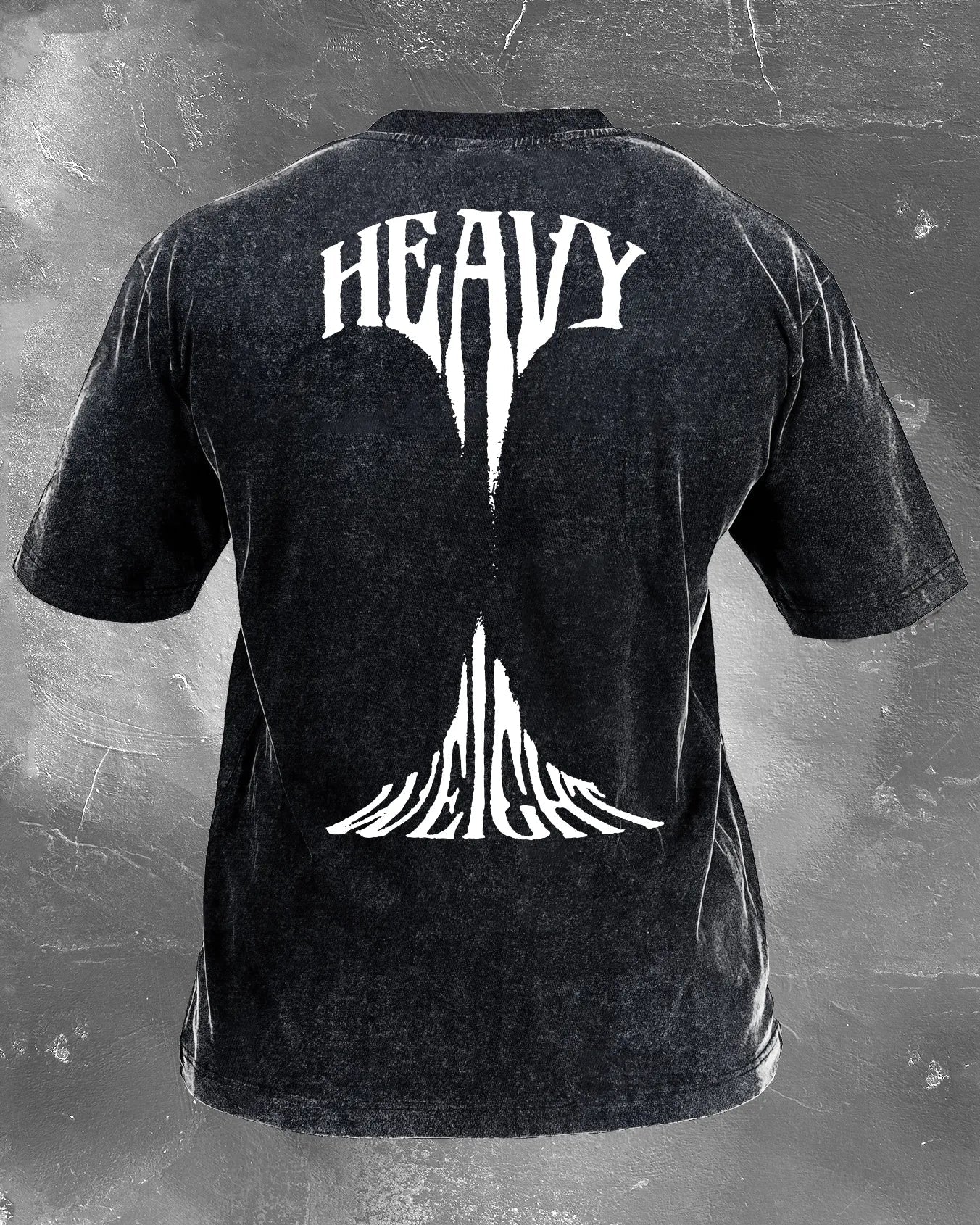 HEAVY WEIGHT MEN'S WASHED T - SHIRT - Ironfit