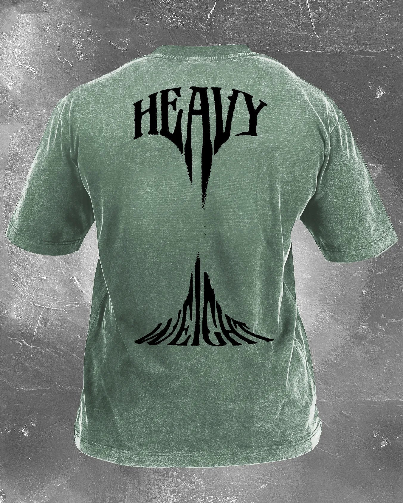 HEAVY WEIGHT MEN'S WASHED T - SHIRT - Ironfit