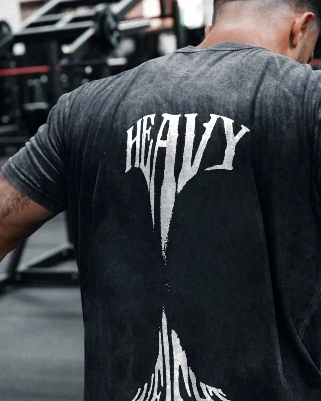 HEAVY WEIGHT MEN'S WASHED T - SHIRT - Ironfit