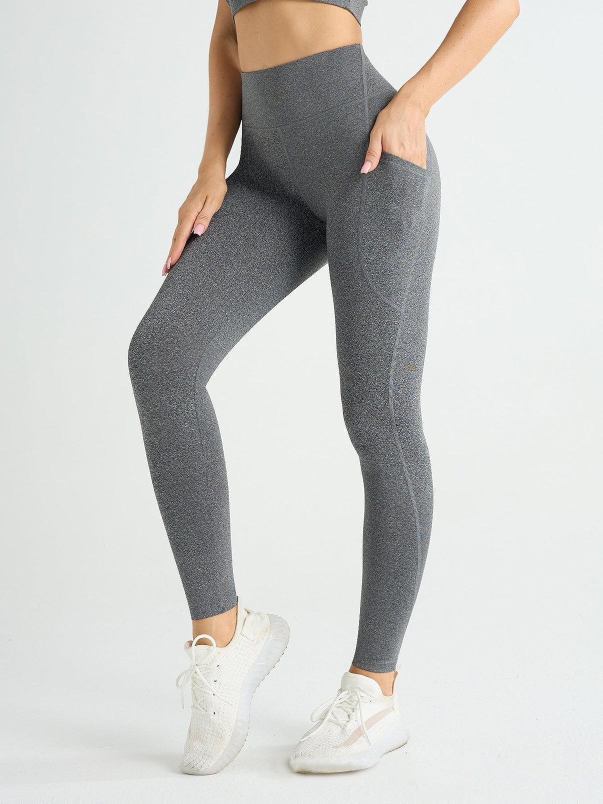High - Waist Leggings mit Tasche - Ironfit