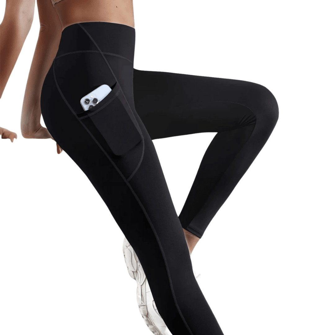 High - Waist Leggings mit Tasche - Ironfit