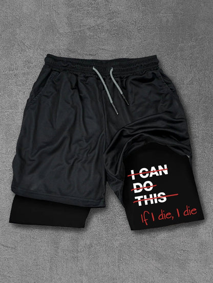 Wenn ich sterbe, sterbe ich Performance-Trainingsshorts - Gymfit