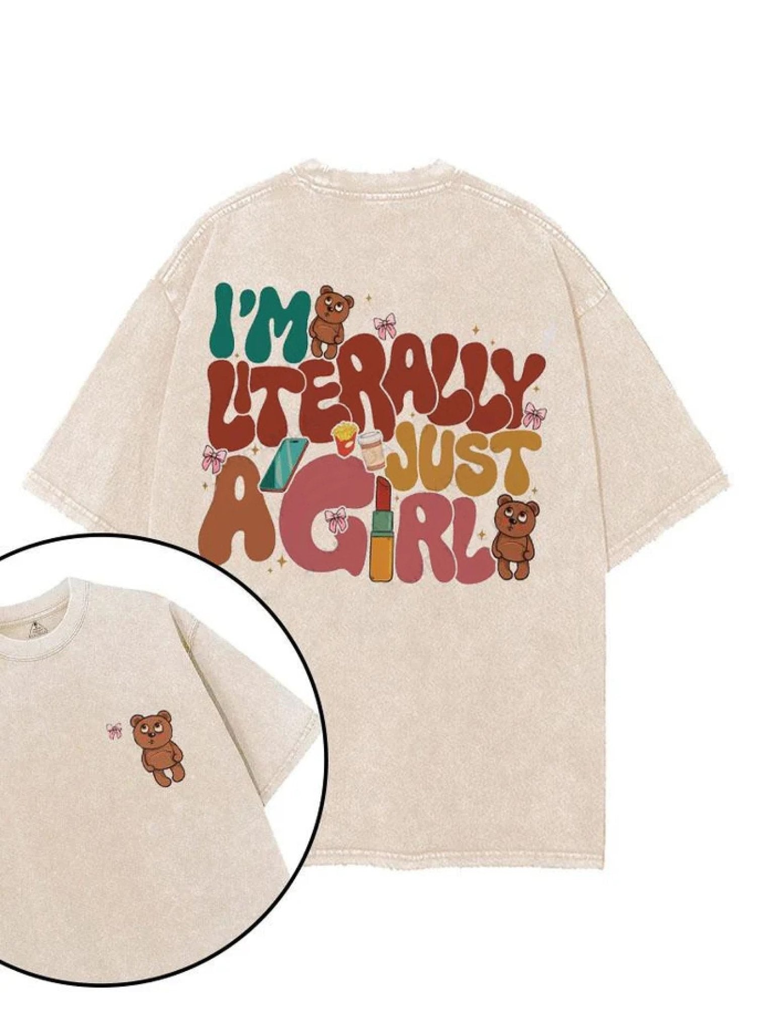 I'M LITERALLY JUST A GIRL T - SHIRT - Ironfit