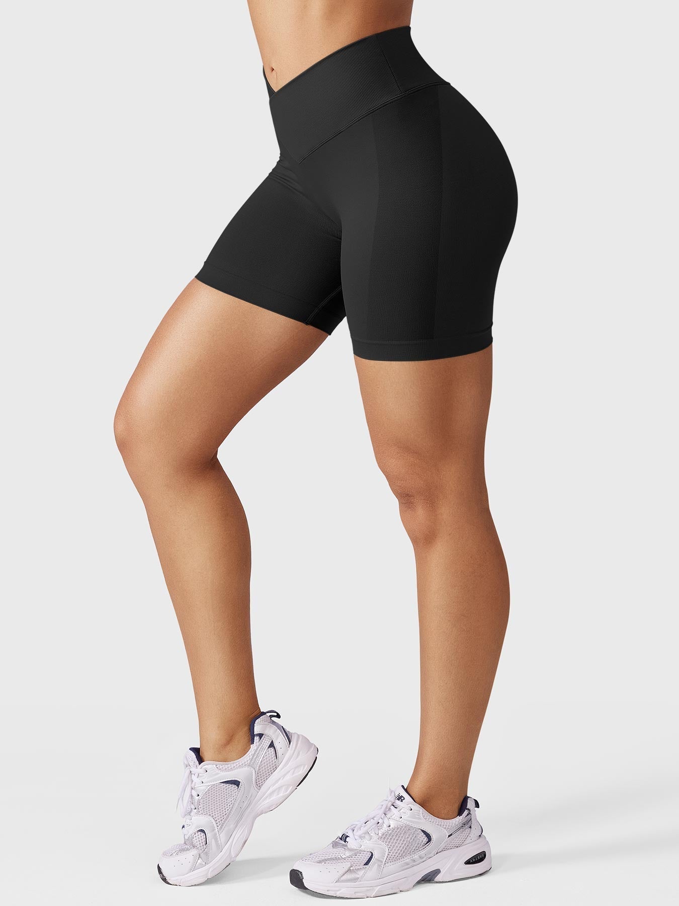 Ironfit 5" V - waistband Headey shorts - Ironfit