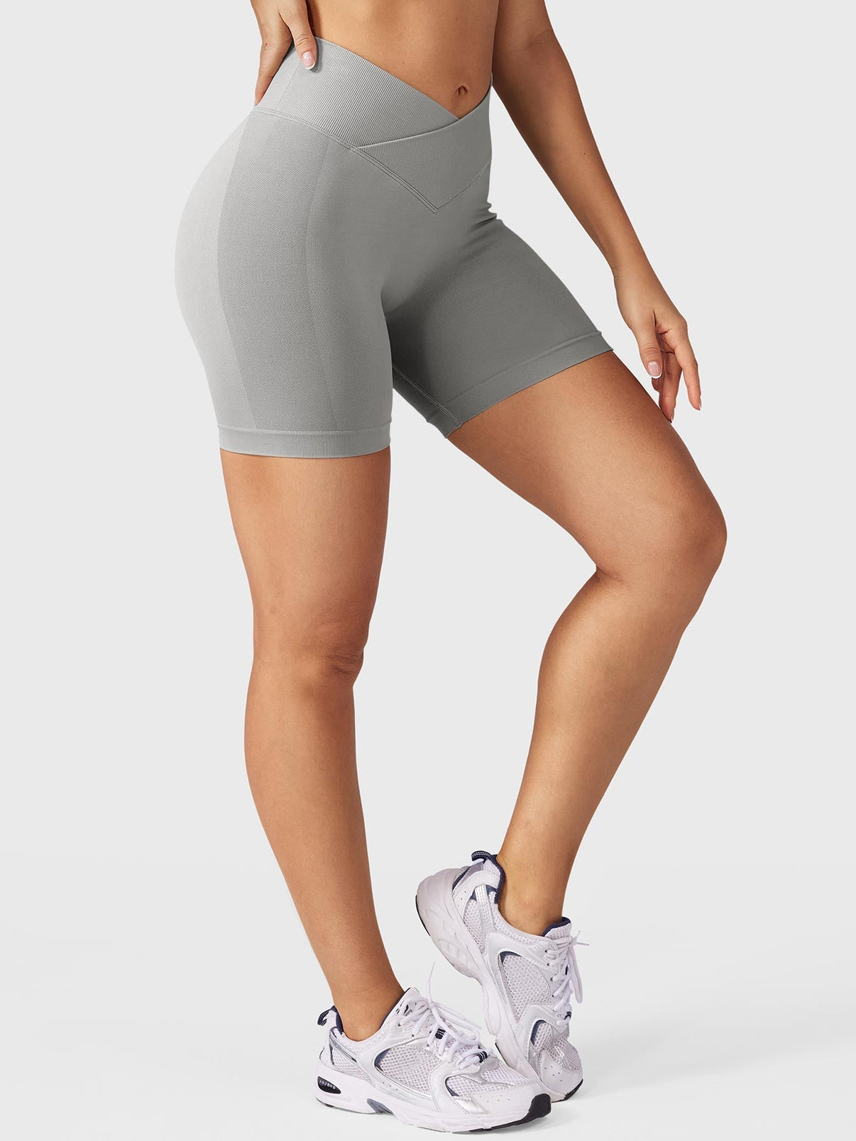 Ironfit 5" V - waistband Headey shorts - Ironfit