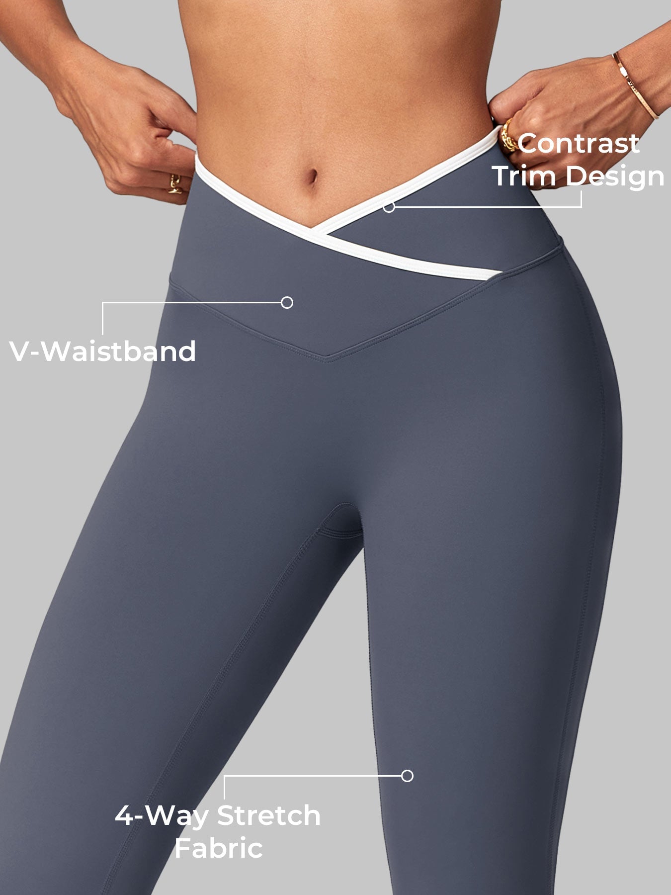 Ironfit Alberta Contrast Flare Leggings - Ironfit