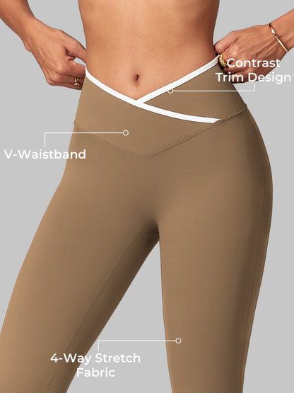 Ironfit Alberta Contrast Flare Leggings - Ironfit