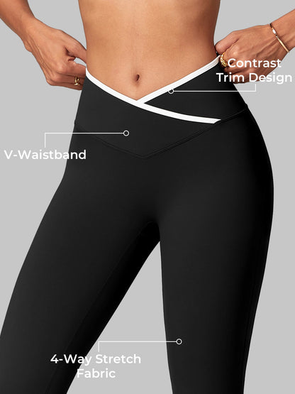 Ironfit Alberta Contrast Flare Leggings - Ironfit