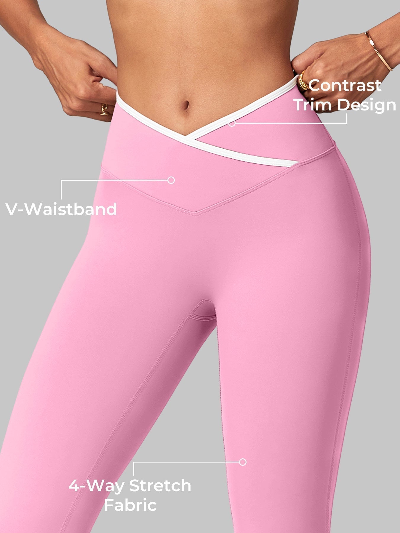 Ironfit Alberta Contrast Flare Leggings - Ironfit