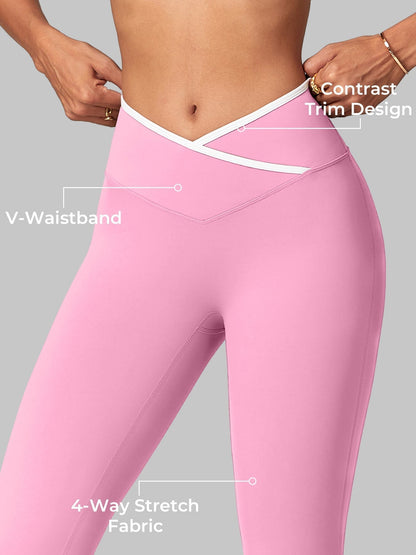 Ironfit Alberta Contrast Flare Leggings - Ironfit