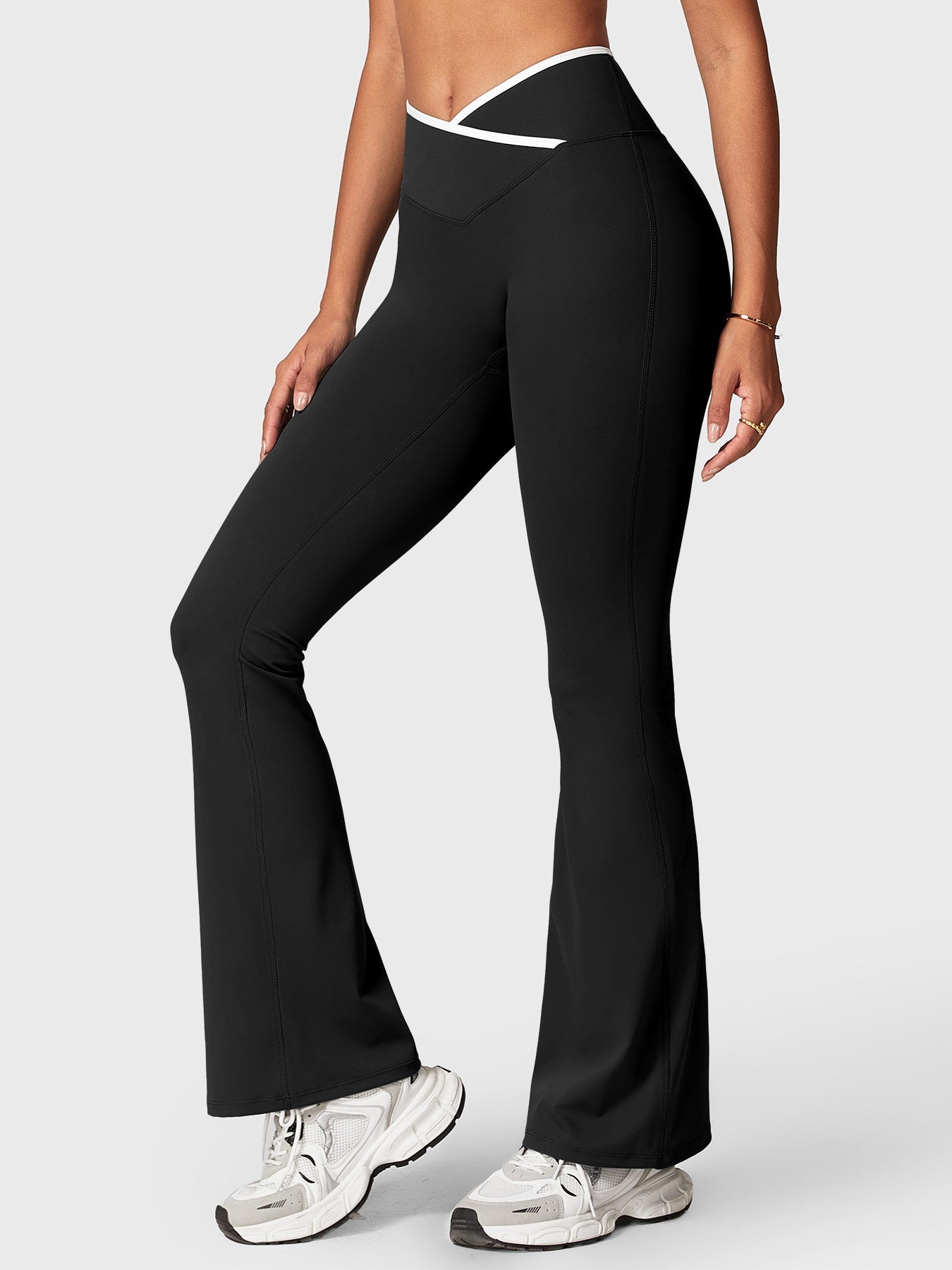 Ironfit Alberta Contrast Flare Leggings - Ironfit