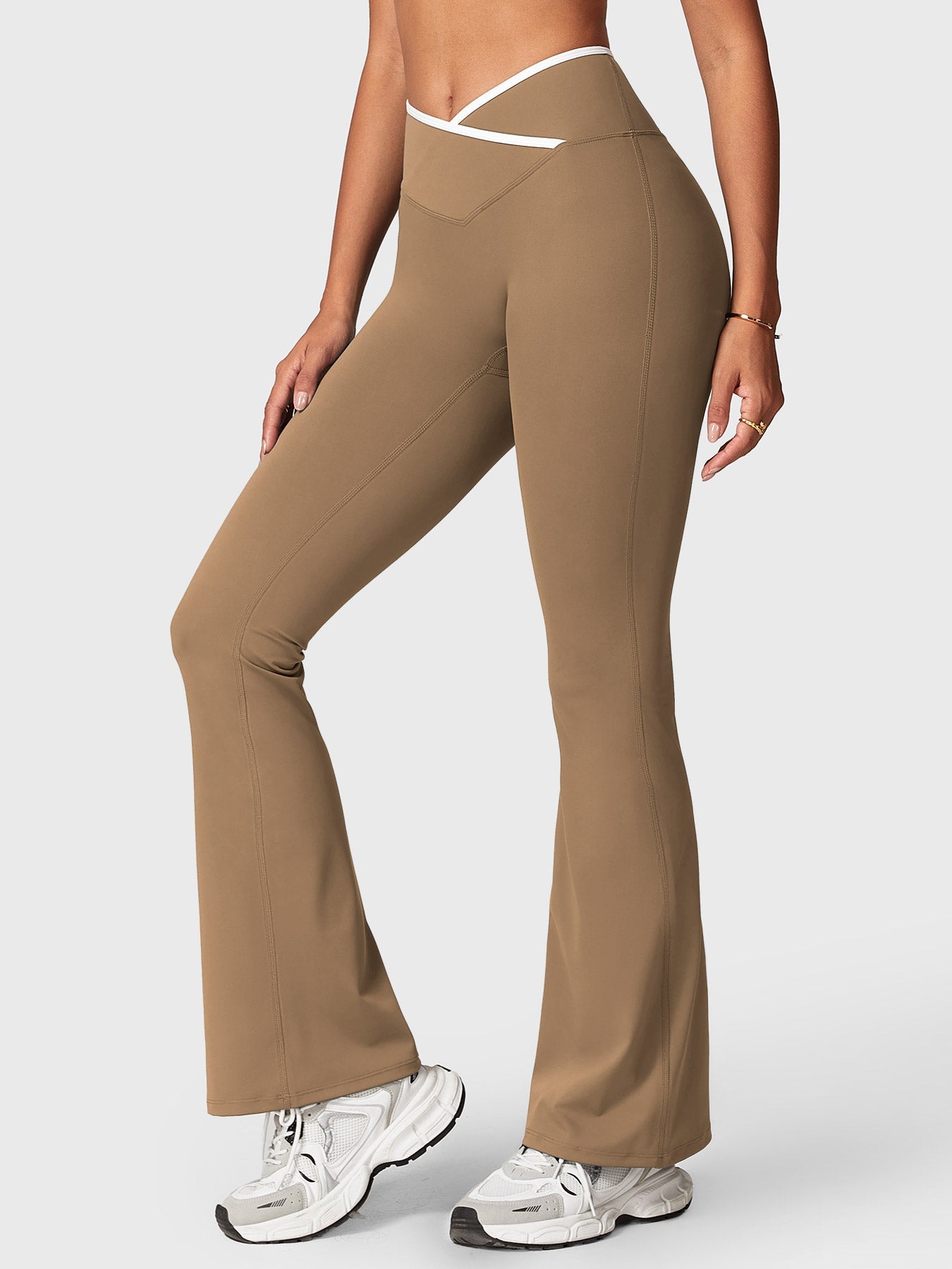 Ironfit Alberta Contrast Flare Leggings - Ironfit