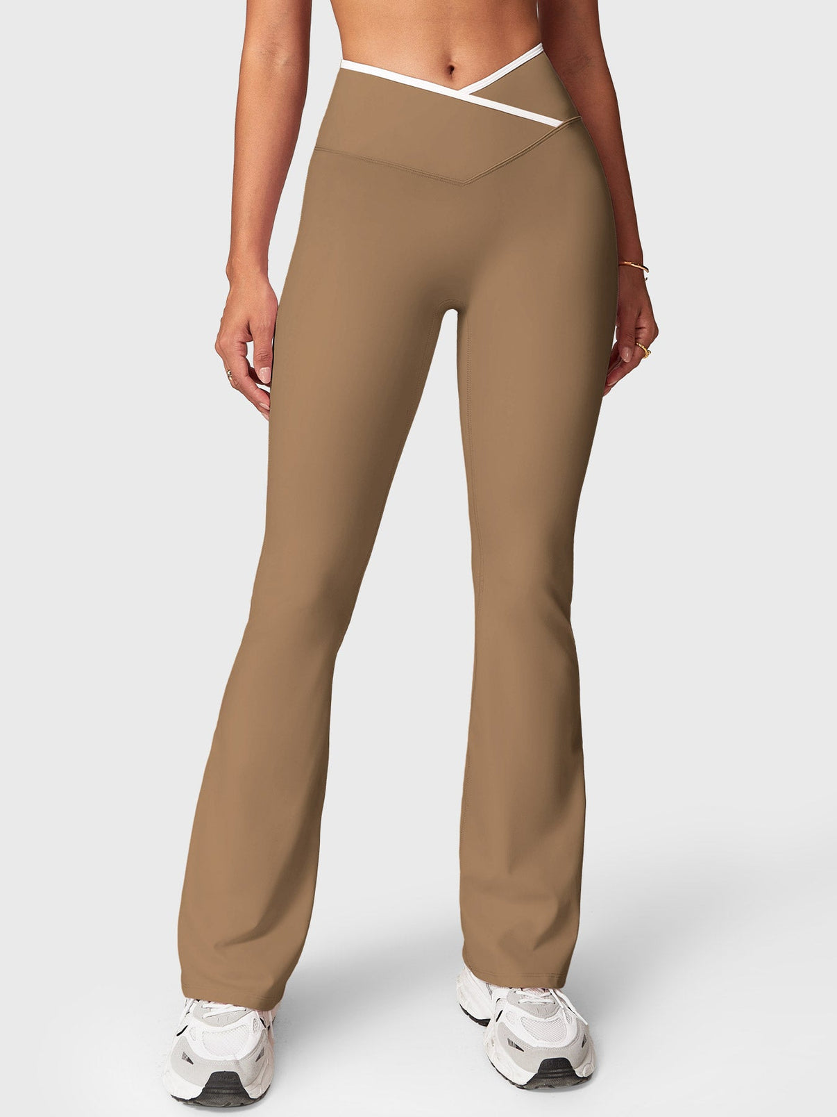 Ironfit Alberta Contrast Flare Leggings - Ironfit